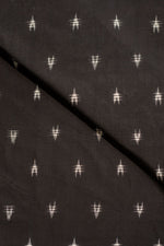 Black Double Ikat Cotton Ikat