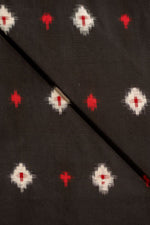 Black Double Ikat Cotton Ikat
