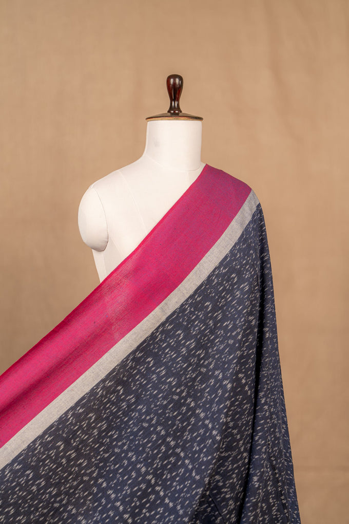 Blue Double Ikat Cotton Ikat