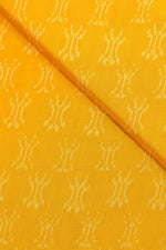 Yellow Single Ikat Cotton Ikat
