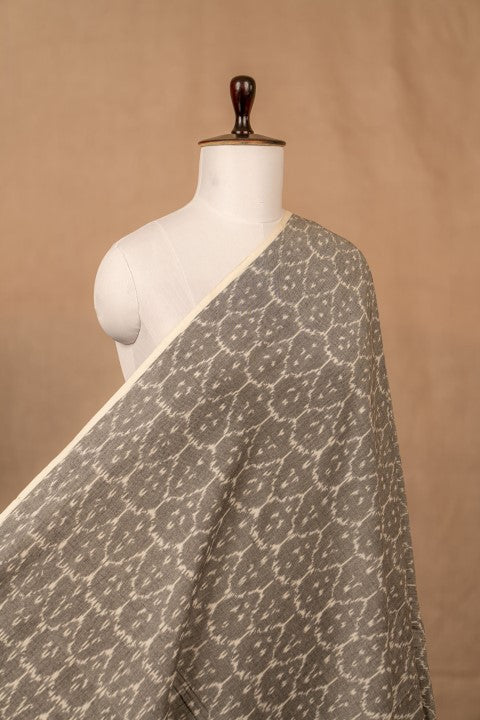Grey Single Ikat Cotton Ikat
