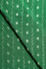 Green Sambalpuri Ikat Cotton Ikat