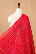 Pink Sico Ikat Cotton Silk Ikat