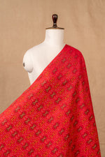 Pink Sico Ikat Cotton Silk Ikat