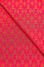 Pink Sico Ikat Cotton Silk Ikat
