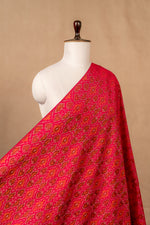 Pink Sico Ikat Cotton Silk Ikat