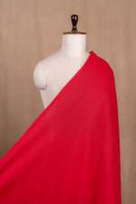 Tomato Red Cotton Linen Plain