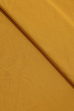 Ochre Yellow Cotton Linen Plain