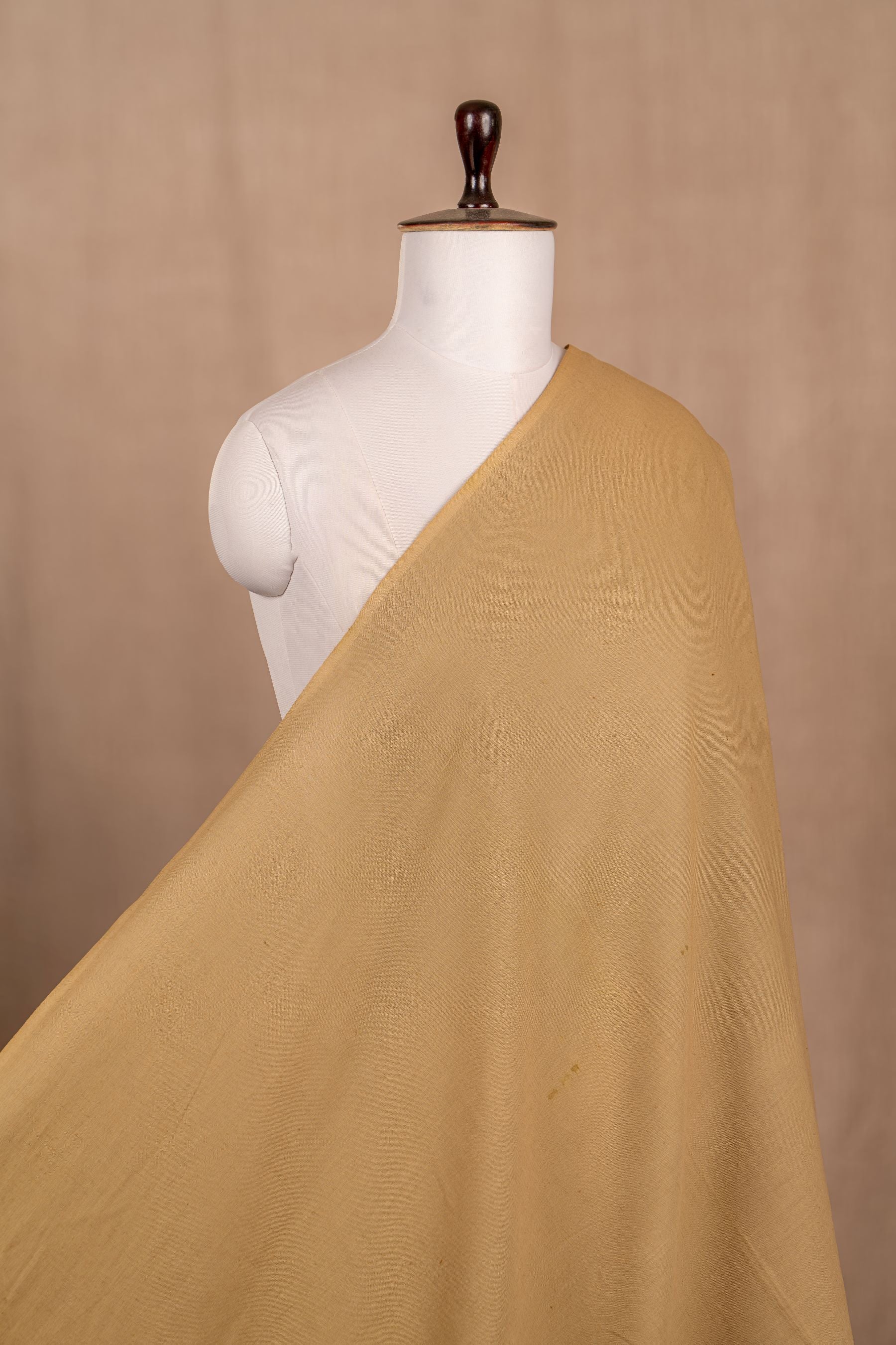 Cream Cotton Linen Plain