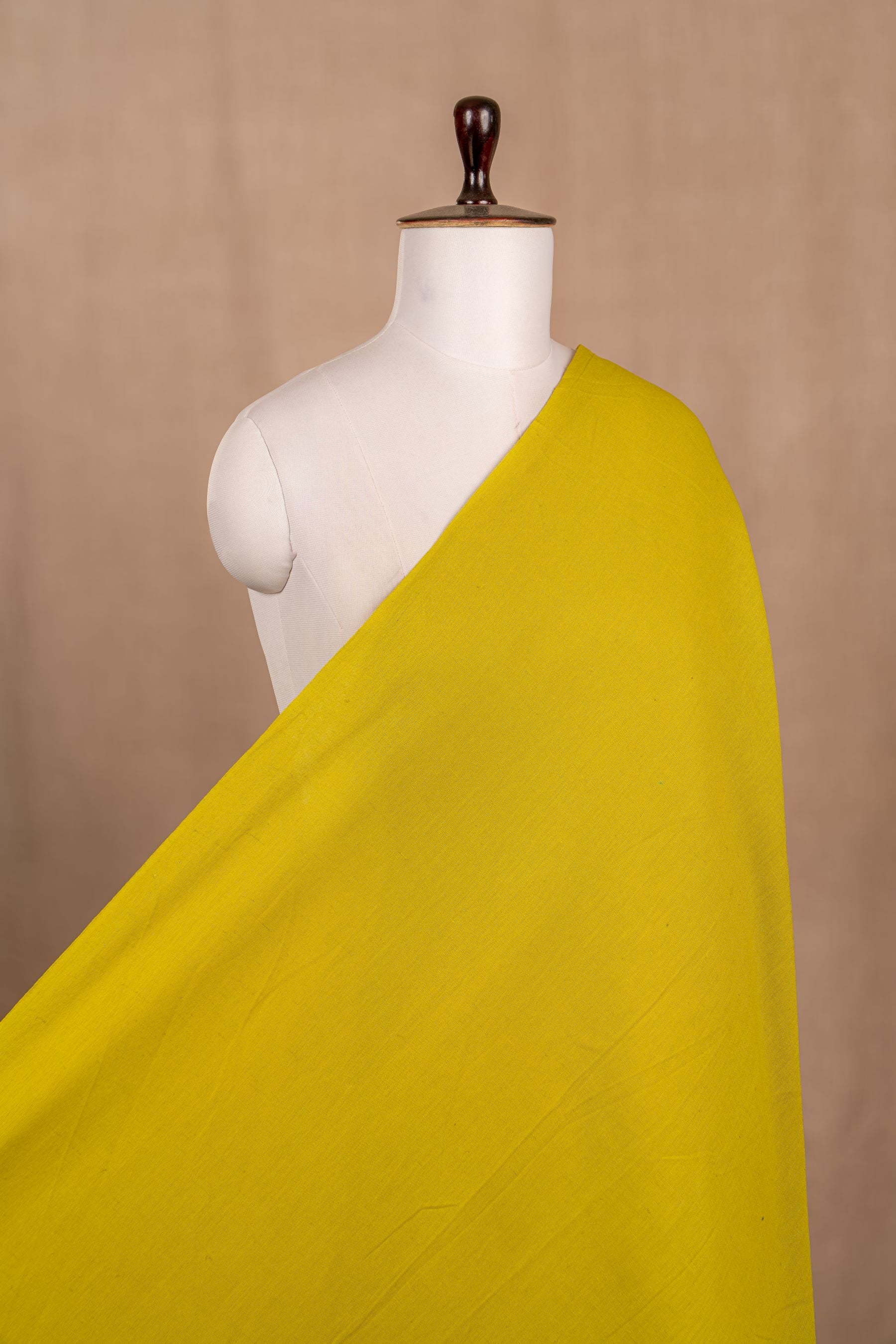 Parrot Green Cotton Linen Plain