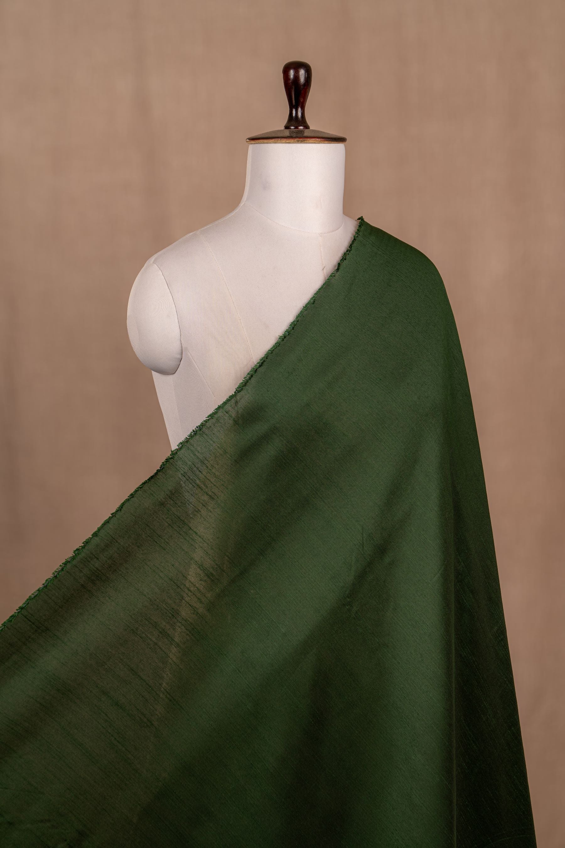 Green Cotton Slub Plain