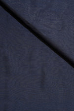 Navy Blue Cotton Slub Plain