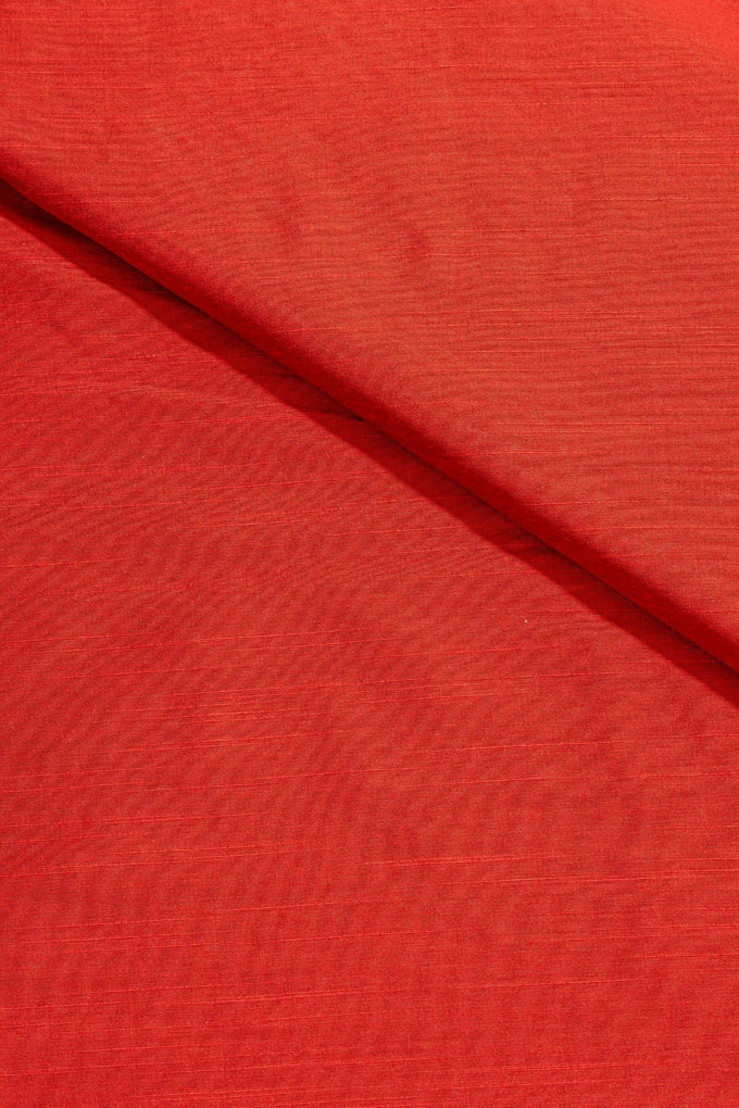 Pink Cotton Slub Plain