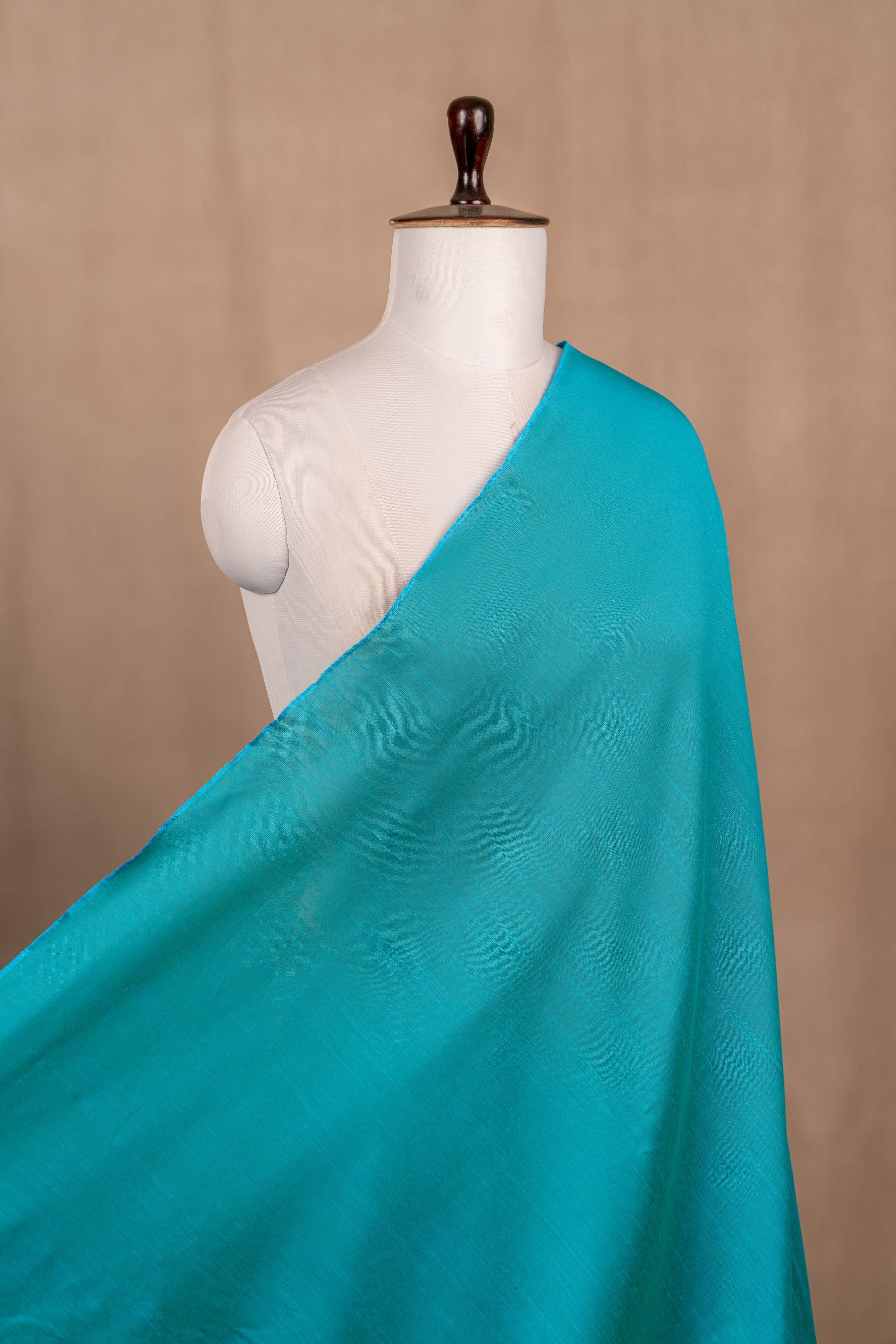 Firozi Cotton Slub Plain