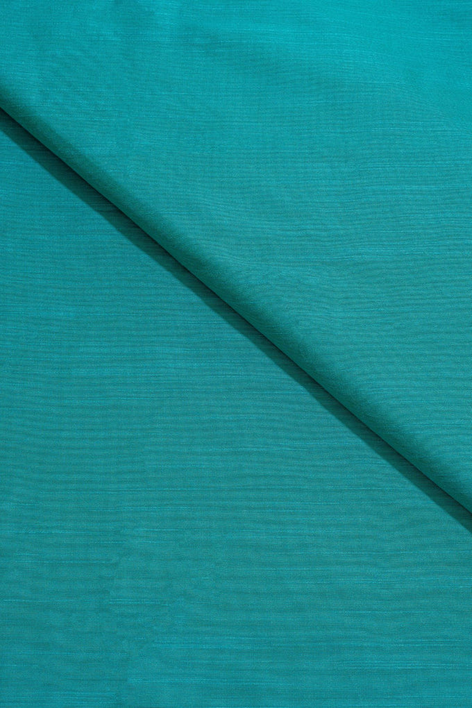 Firozi Cotton Slub Plain