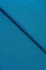 Blue Cotton Slub Plain