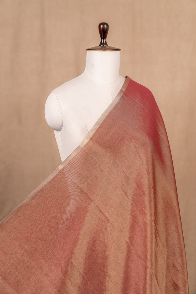 Pink Plain Tissue Handloom