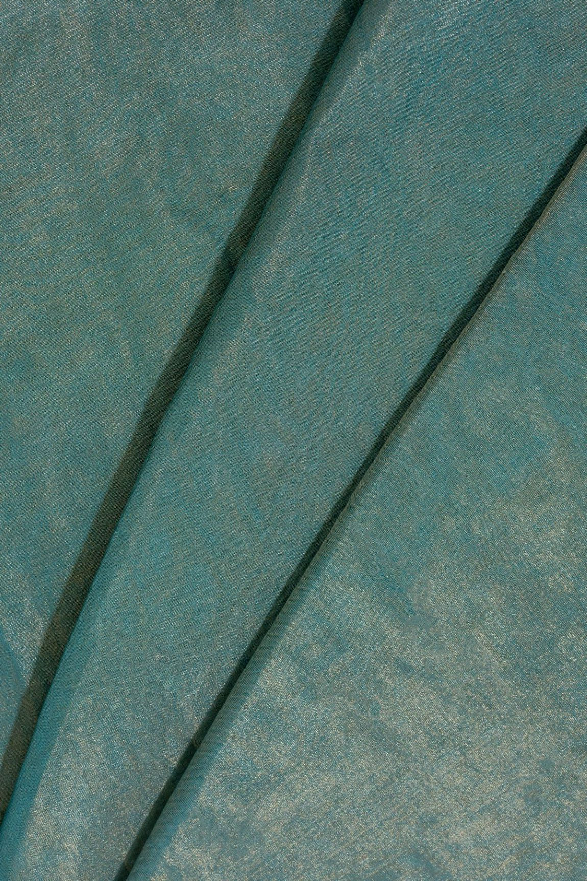 Blue Plain Tissue Handloom