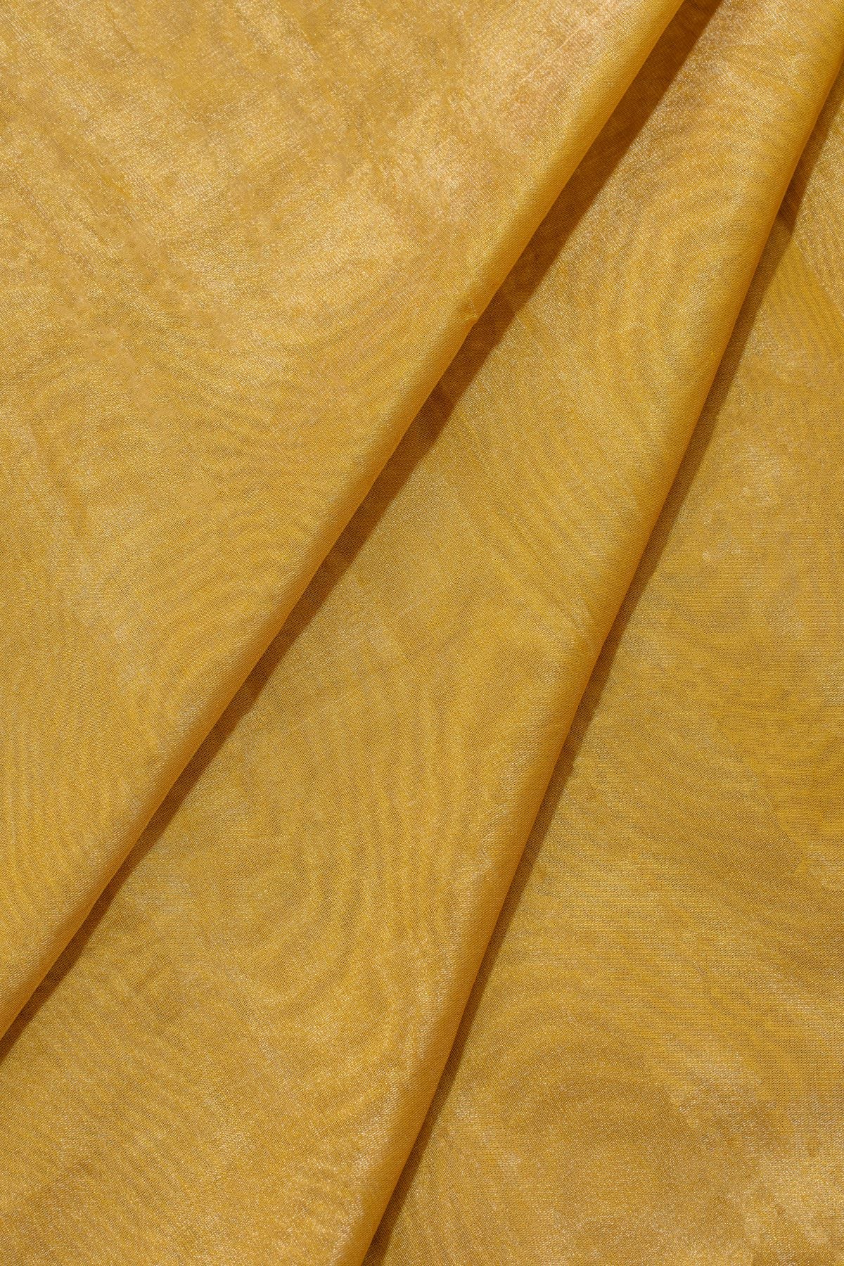 Yellow Plain Tissue Handloom