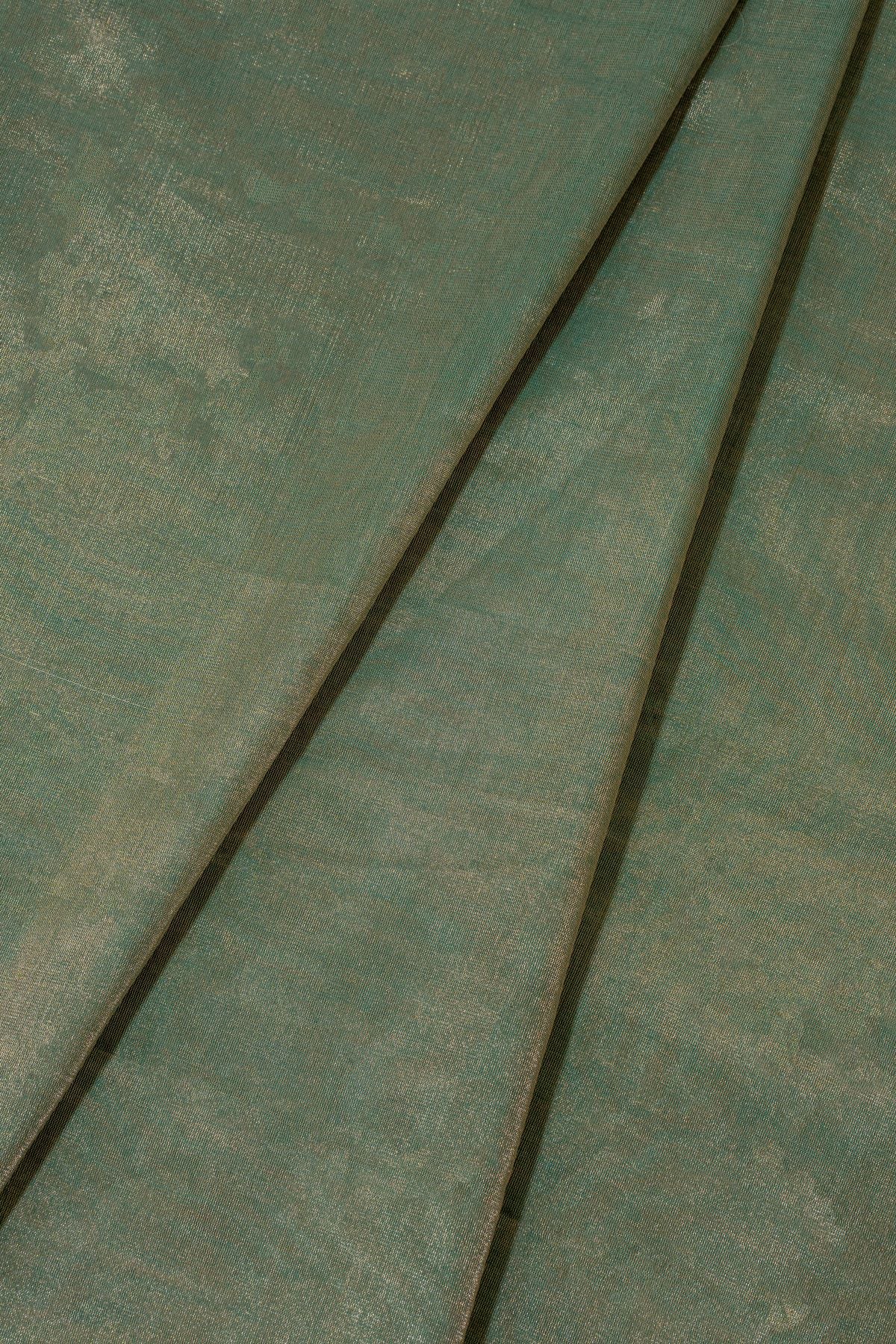 Green Plain Tissue Handloom