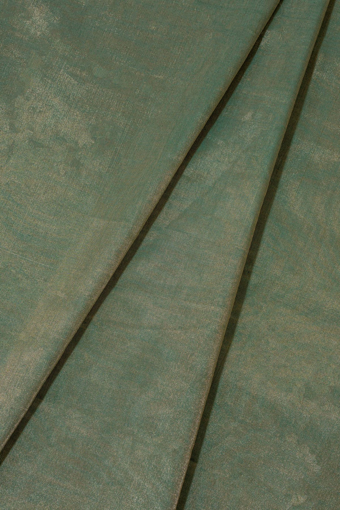 Green Plain Tissue Handloom