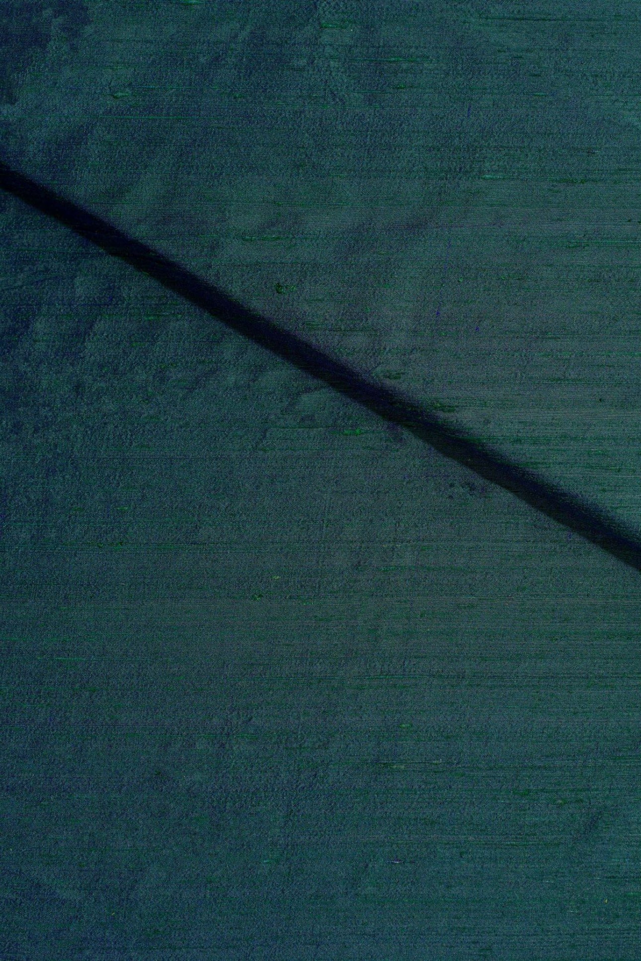 Teal Plain(100 Gm) Raw Silk Handwoven