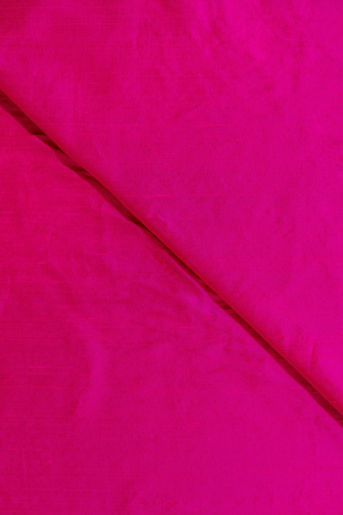 Pink Plain(100 Gm) Raw Silk Handwoven