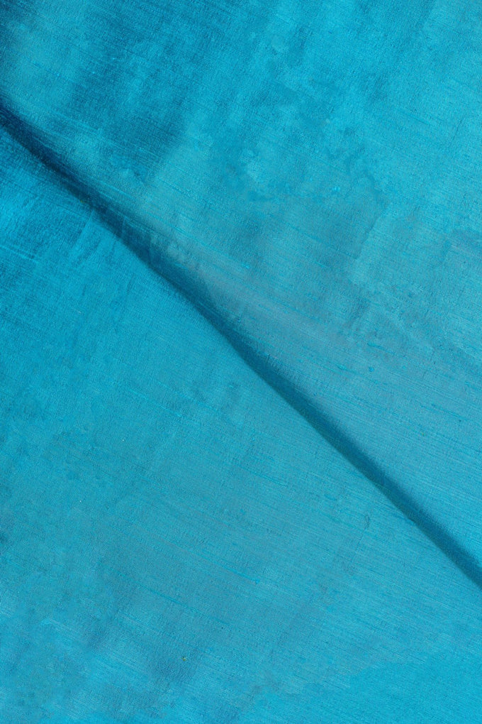 Firozi Plain(100 Gm) Raw Silk Handwoven