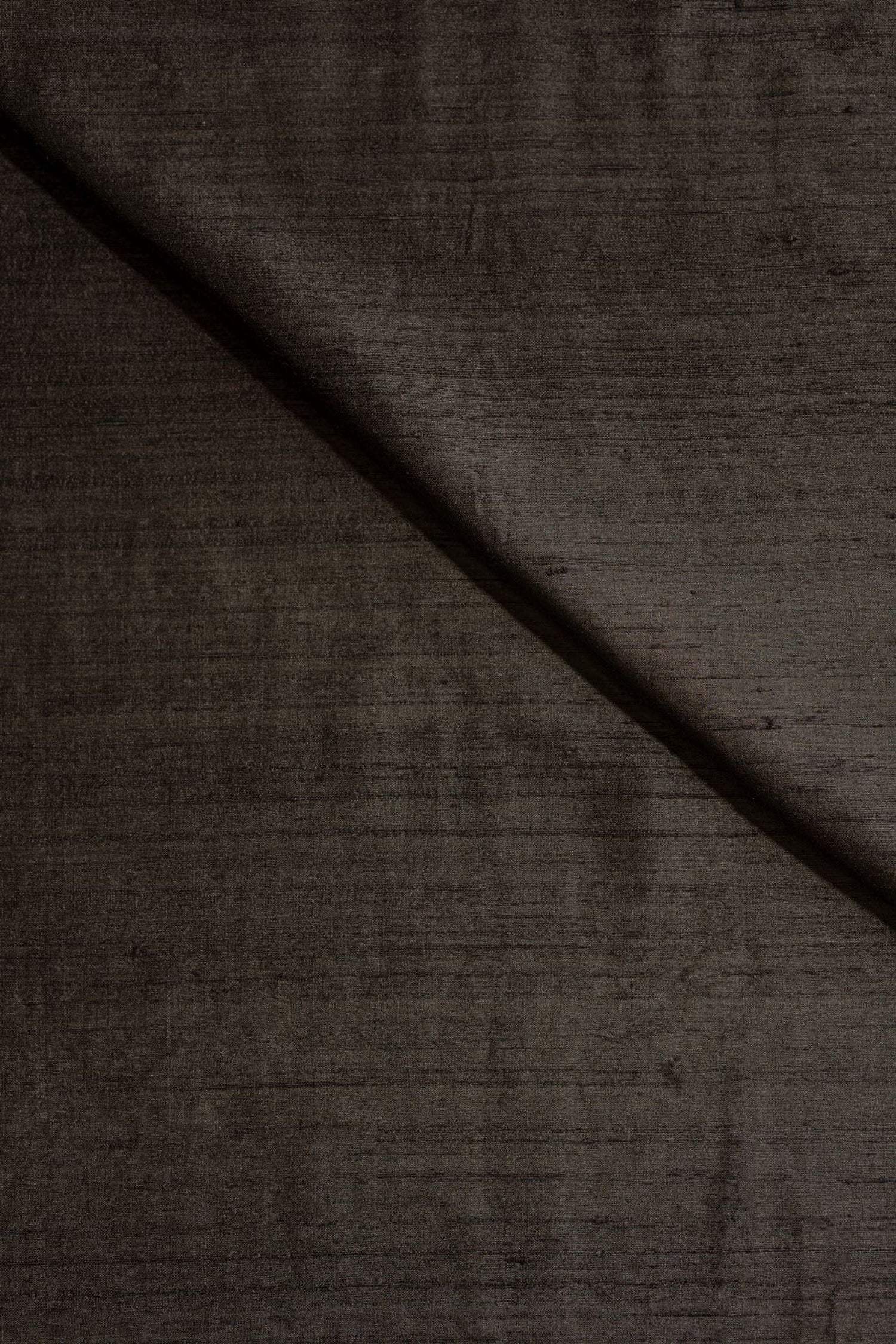 Black Plain(100 Gm) Raw Silk Handwoven