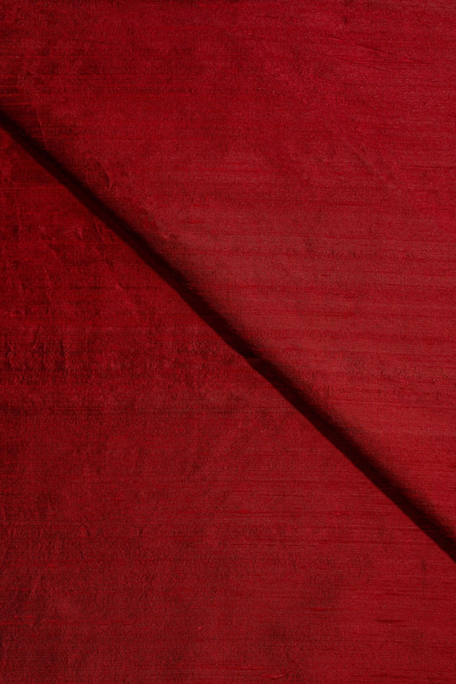 Maroon Plain(100 Gm) Raw Silk Handwoven