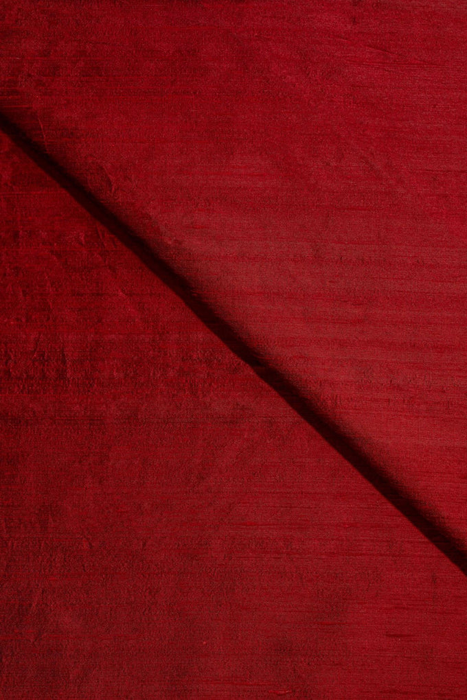 Maroon Plain(100 Gm) Raw Silk Handwoven