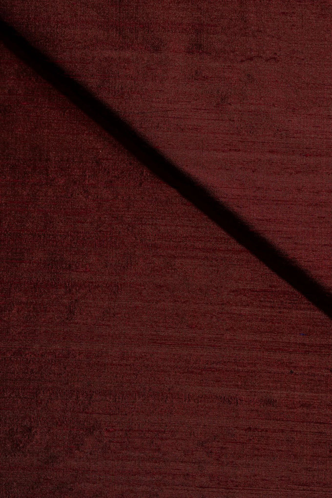 Wine Plain(100 Gm) Raw Silk Handwoven