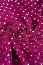 Purple Bandhej Modal Tie & Dye
