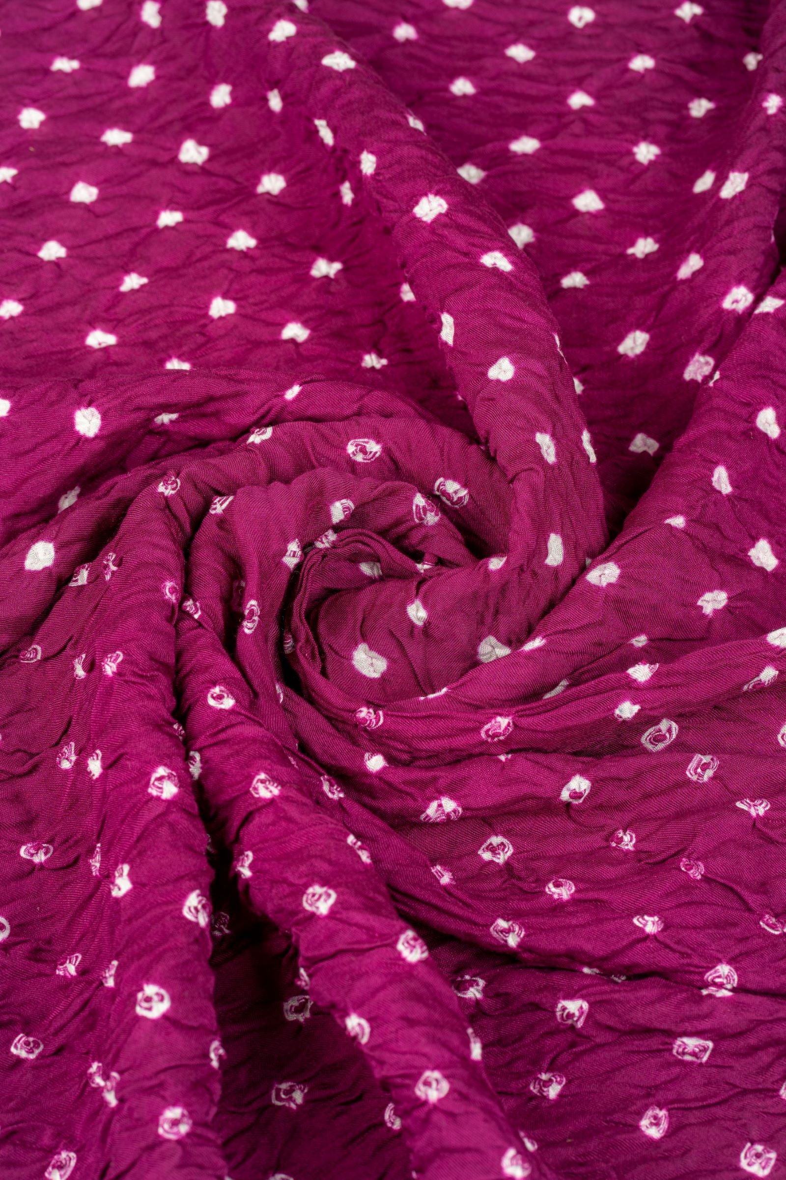 Purple Bandhej Modal Tie & Dye