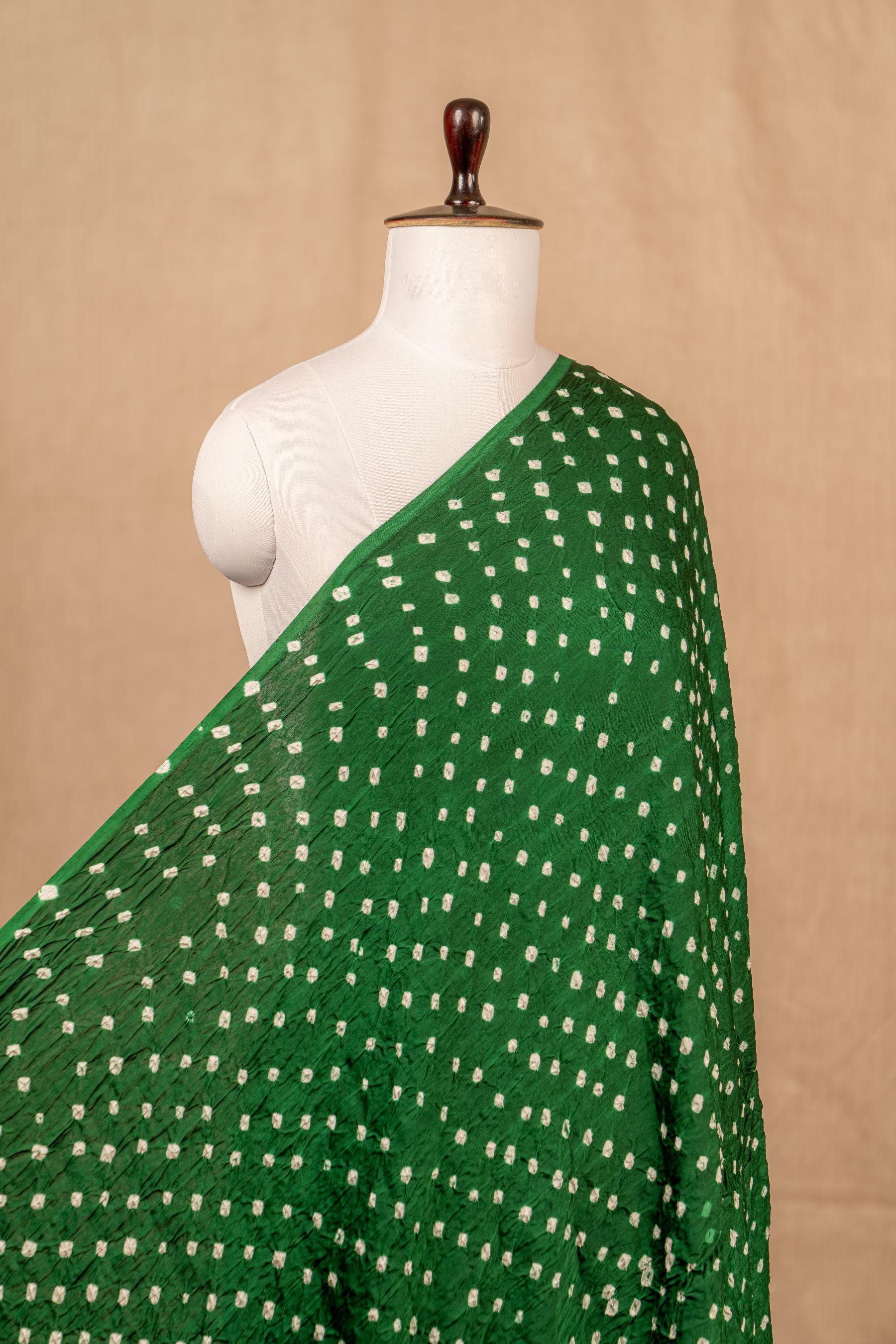 Green Bandhej Modal Tie & Dye