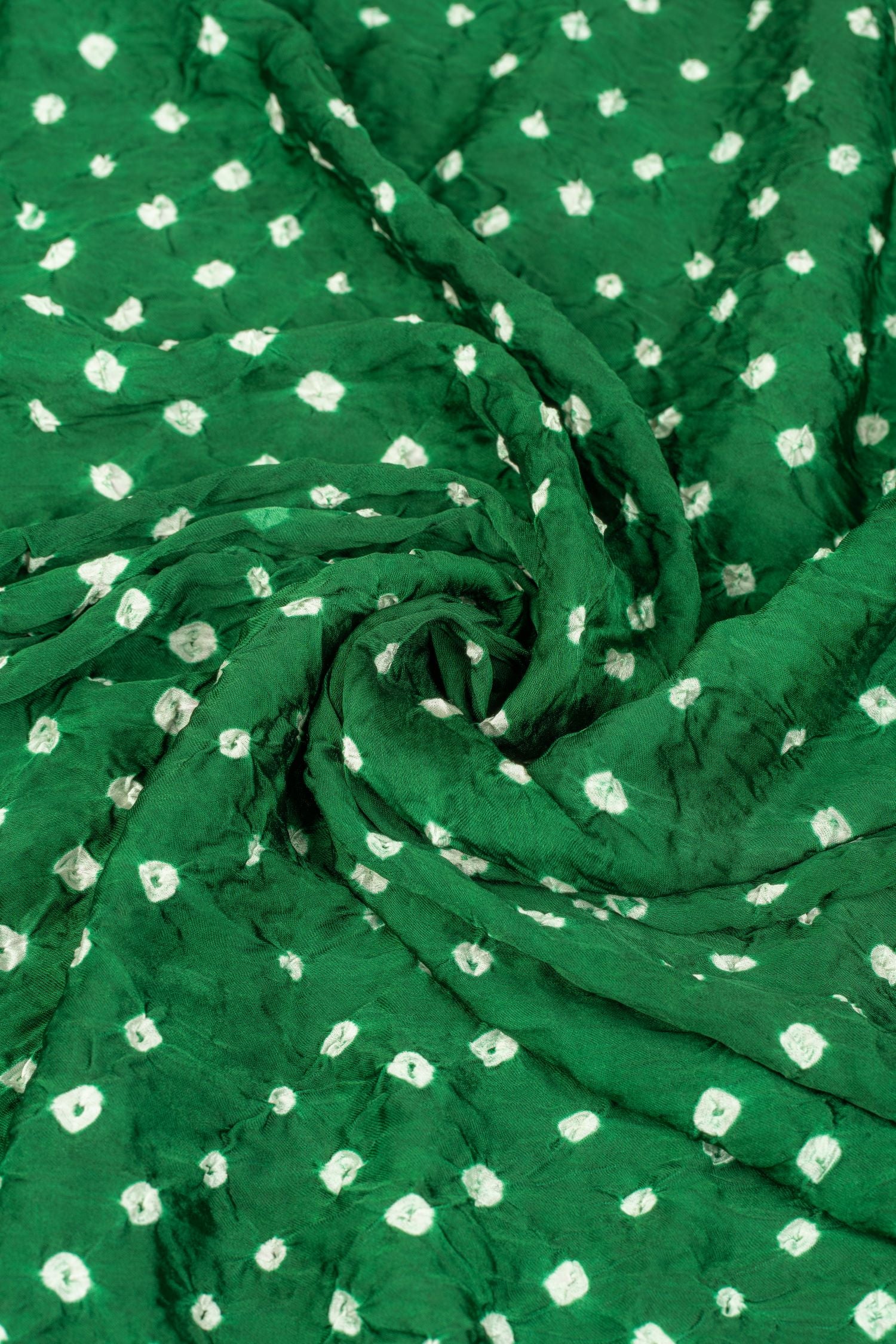 Green Bandhej Modal Tie & Dye