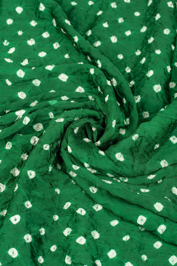 Green Bandhej Modal Tie & Dye