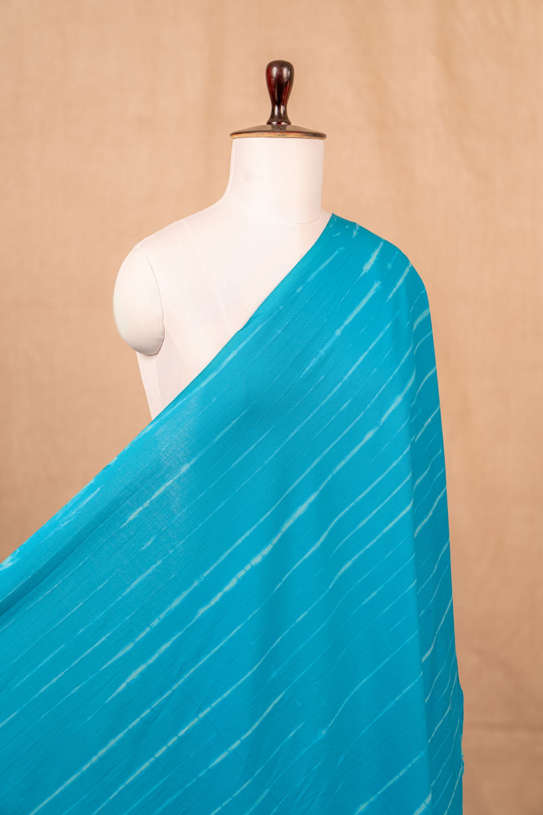Aqua Blue Tie & Dye Cotton