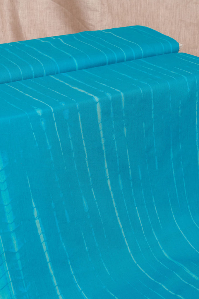 Aqua Blue Tie & Dye Cotton