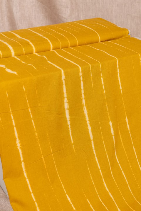 Yellow Tie & Dye Cotton