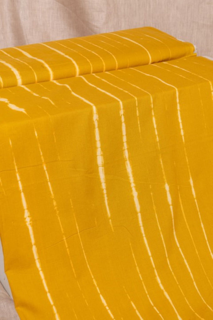 Yellow Tie & Dye Cotton