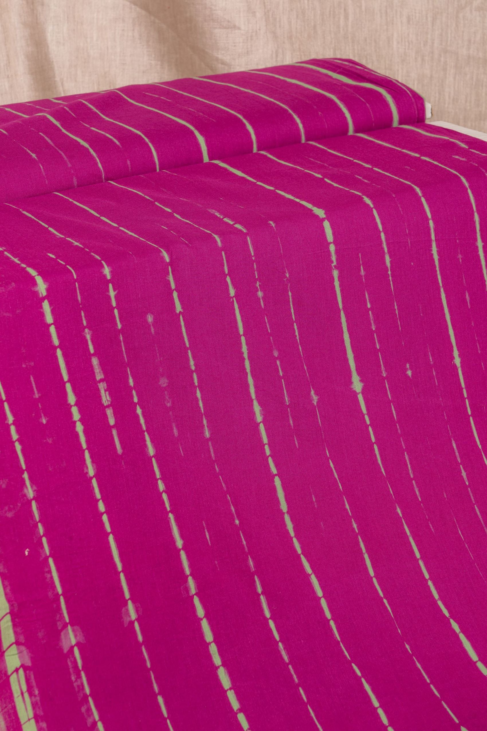 Magenta Tie & Dye Cotton