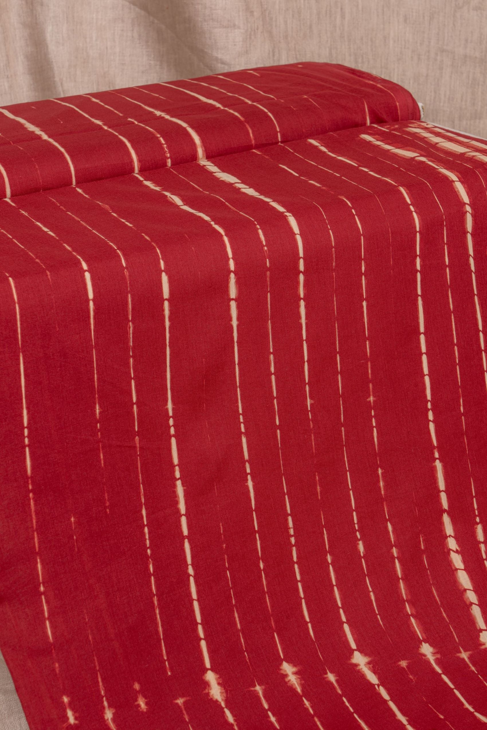 Red Tie & Dye Cotton