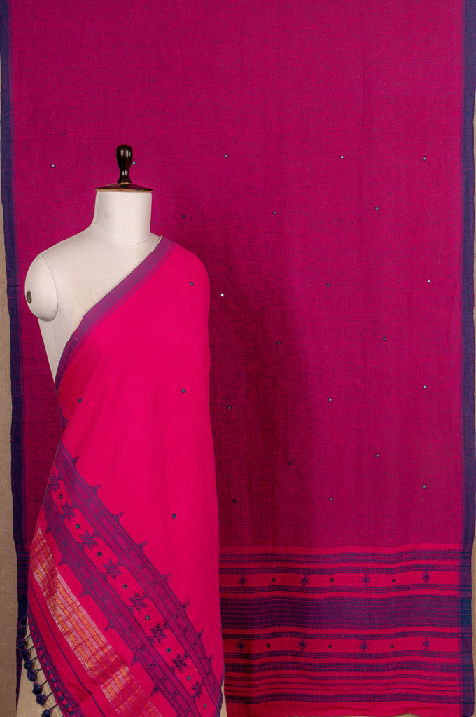 Pink Kala Cotton Handwoven