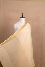 Beige Muga Silk Dupatta