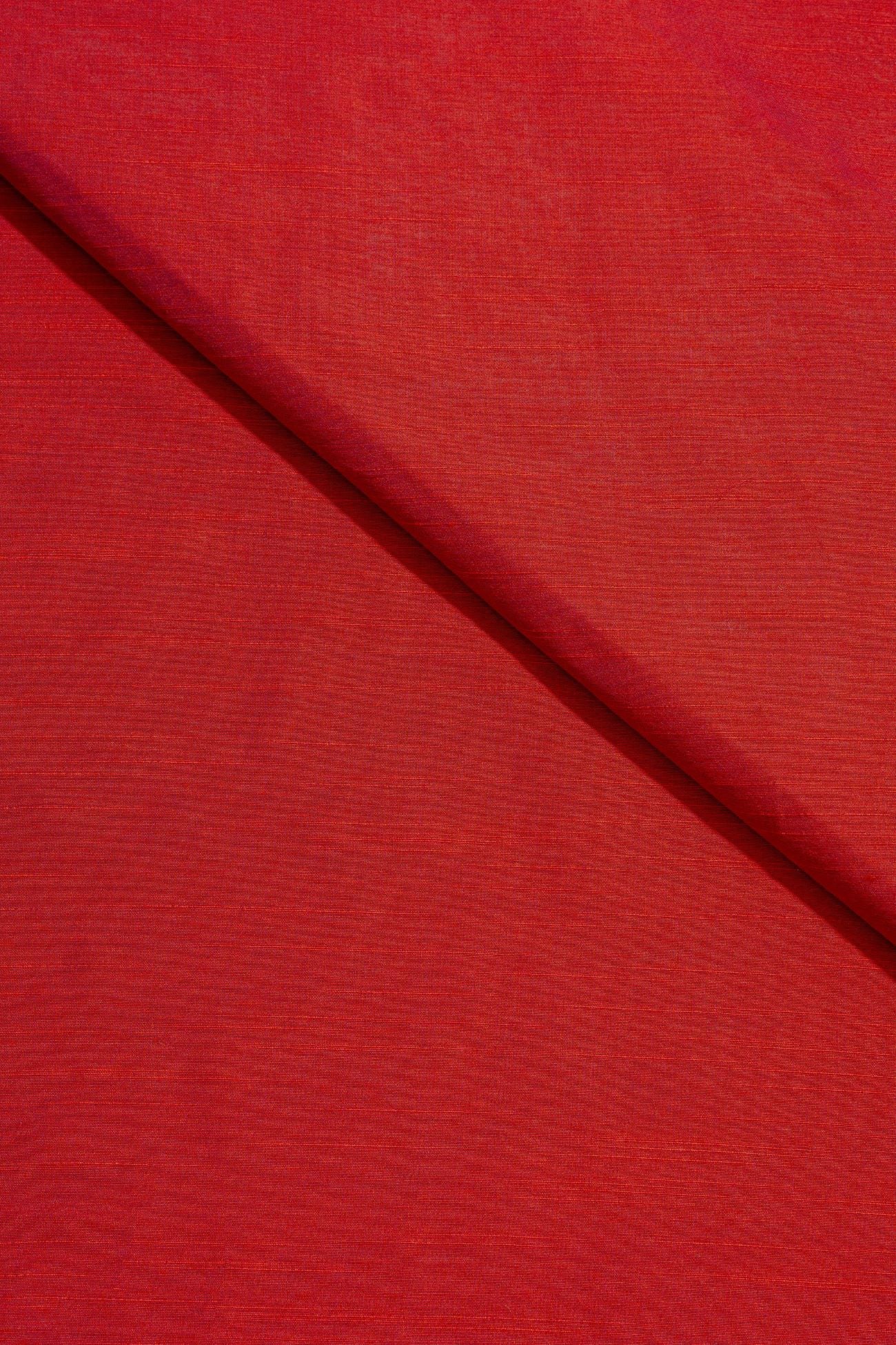 Maroon Cotton Slub Plain