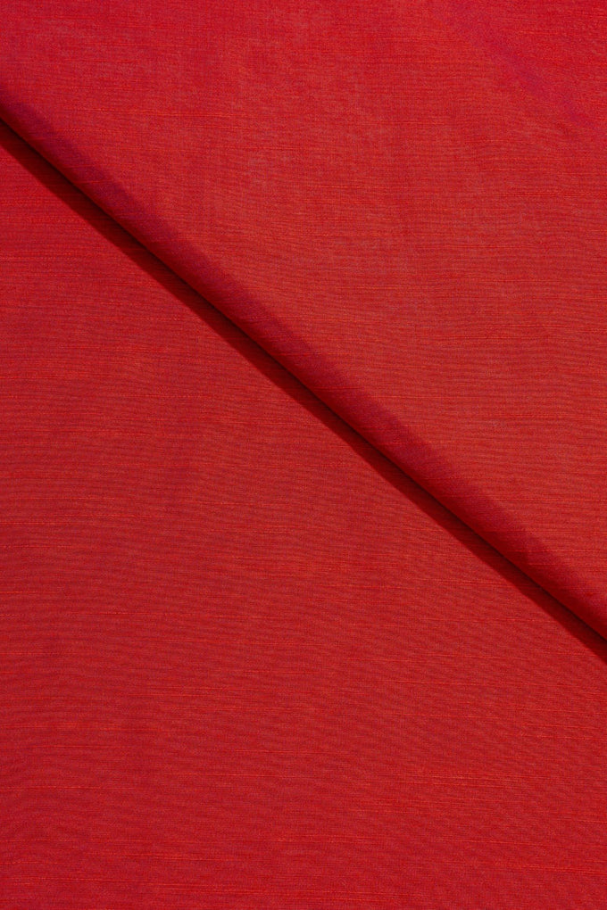 Maroon Cotton Slub Plain