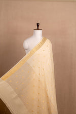 Beige Muga Silk Dupatta