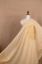 Beige Muga Silk Dupatta