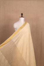 Beige Muga Silk Dupatta